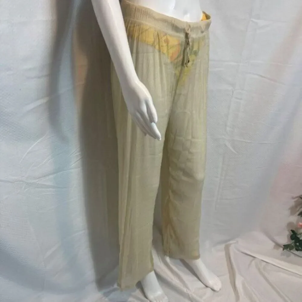 Tinibikini swimwear‎ Summer Nights Coverup Pants Gold Size X-Large RefFNB